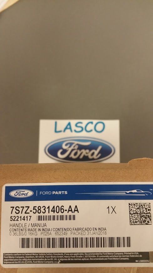 7S7Z5831406AA - Body: Pull Handle for Ford: Escape Image