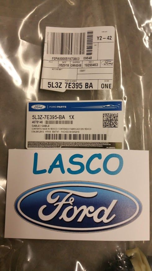 5L3Z7E395BA - : Ford F-150 | Gear Change Cable | Automatic for Ford Image