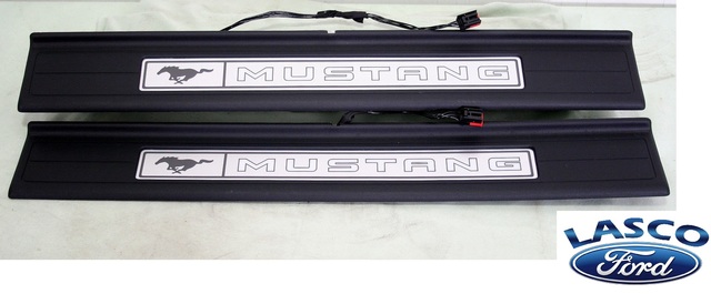 FR3Z63132A08AA - Exterior: fr3z-63132a08-aa Ford Mustang Door Sill Plates for Ford: Mustang Image