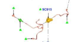 D2BZ9C047E - : d2bz-9c047-e Ford Fiesta Fuel Vapor Tube  1.6 L for Ford Image
