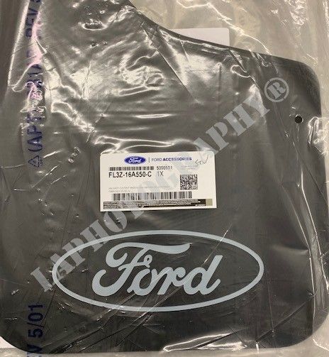 FL3Z16A550C - Body: fl3z-16a550-c 2003-2019 Ford F150 Mud Flaps for Ford: F-150, F-250 Super Duty, F-350 Super Duty, F-450 Super Duty Image