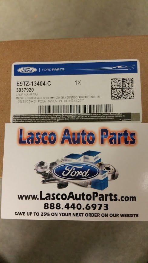E9TZ13404C - Electrical: Tail Lamp Assembly for Ford: Bronco, F-150, F-250, F-250 HD, F-350, F-Super Duty Image