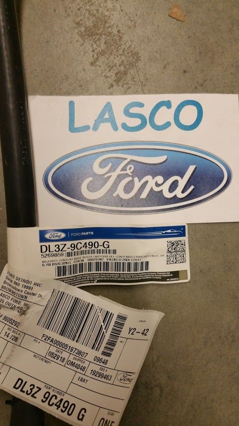 DL3Z9C490G - Body: Vacuum Tube for Ford: F-150 Image