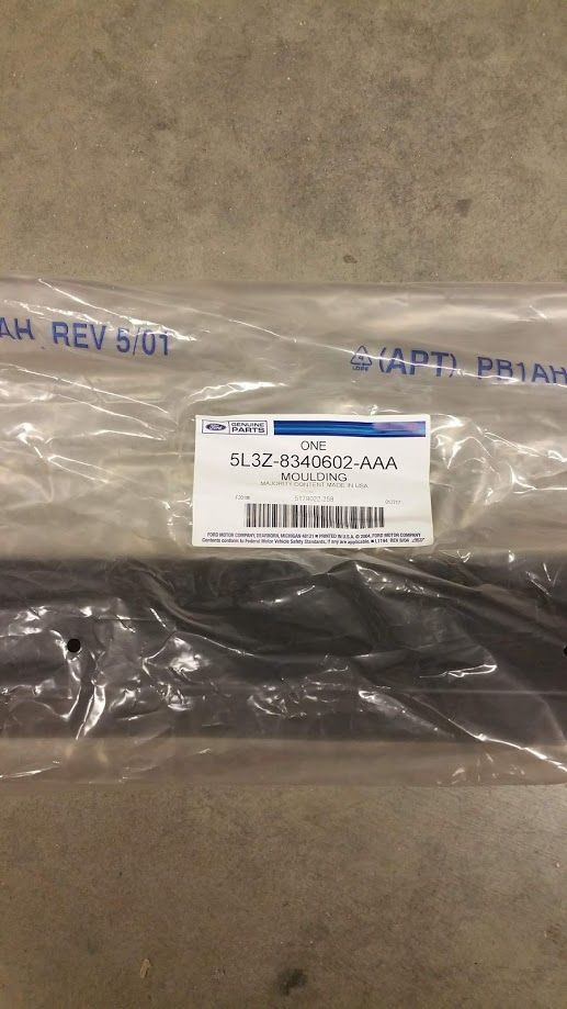 5L3Z8340602AAA - Body: Tail Gate Molding for Ford: F-150 Image