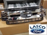HC3Z8200CC - : 17 Super Duty F-250 F-350 F-450 F-550 OEM Ford XTRA Chrome Grille without Emblem for Ford: F-250 Super Duty, F-350 Super Duty, F-450 Super Duty Image