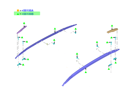 DJ5Z7855100BA - Hauling: dj5z-7855100-ba 2013 2014 2015 2016 2017 2018 2019 Ford Escape Roof Rails for Ford: Escape Image
