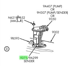 2C2Z9275BA - : 2001 - 2003 Ford E-series | E-350 | E-450 | E-550 |  Fuel Gauge Sending Unit for Ford: E-350 Club Wagon, E-350 Econoline, E-350 Econoline Club Wagon, E-350 Super Duty, E-450 Econoline Super Duty, E-450 Super Duty, E-550 Econoline Super Duty, E-550 Super Duty, Econoline Super Duty Image