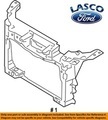 DA8Z16138A - : 12 13 14 15 16 17 18 Ford Flex / Lincoln MKT Genuine OEM Radiator Support Panel DA8Z-16138-A for Ford: Flex | Lincoln: MKT Image