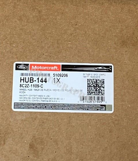 NC2Z-1109-A - Wheel Hub - 1999-2025 Ford | Lasco Auto Parts