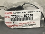 7730007040 - Fuel System: Filler Cap for Toyota Image