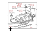 171710S020 - Engine: Intake Manifold Gasket for Toyota Image