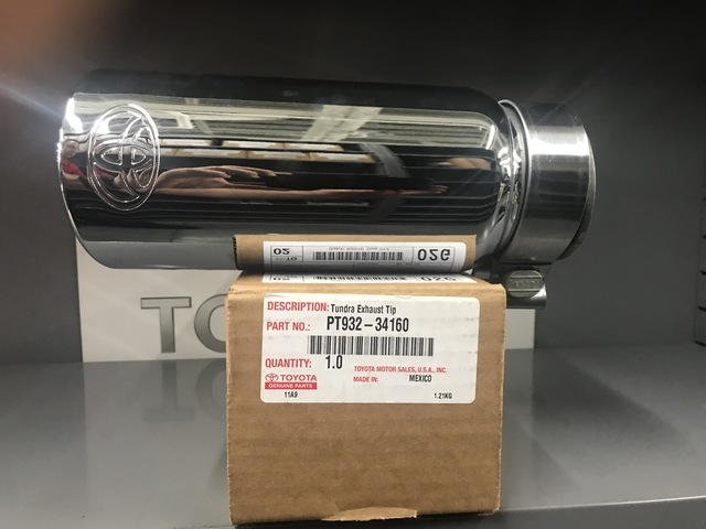 PT93234160 - Performance: Performance, Exhaust Tip, Chrome for Toyota Image