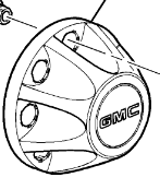 9597812 - : Sparkle Silver Center Cap with GMC Logo for GMC: Sierra 2500 HD, Sierra 3500 HD Image