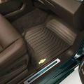 23452759 - : Floor Mats, All Weather, Front (COCOA, W/SILVER BOWTIE) for Chevrolet: Suburban, Suburban 3500 HD, Tahoe Image