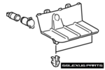 588180E030C0 - Body: Console Body Cover for Lexus: RX350, RX450h Image