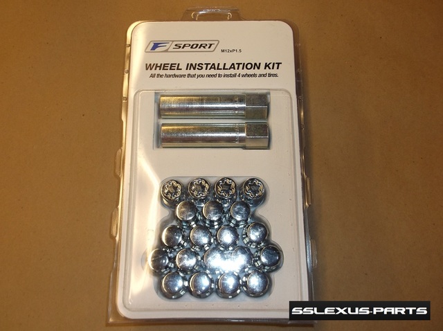 PTR2760120 - Wheels: F-Sport Wheel Installation Kit for Lexus: GX460 Image