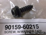 9015960215 - : LICENSE PLATE BRACKET BOLT for Lexus: ES300, ES330, GS300, GS350, GS430, GS450h, GS460, IS F, IS250, IS300, IS350, LS430, LX570 Image
