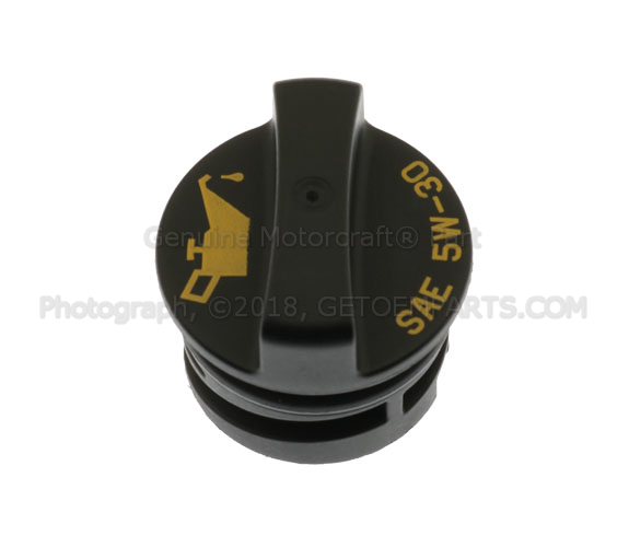 F2GZ6766A - : Cap for Ford: Bronco, Bronco Sport, E-350 Super Duty, E-450 Super Duty, Edge, Escape, Expedition, Explorer, F-150, F-250 Super Duty, F-350 Super Duty, F-450 Super Duty, F-550 Super Duty, Fusion, Maverick, Mustang, Police Interceptor Utility, Ranger, Transit-150, Transit-250, Transit-350, Transit-350 HD | Lincoln: Aviator, Continental, Corsair, MKC, MKX, MKZ, Nautilus, Navigator Image