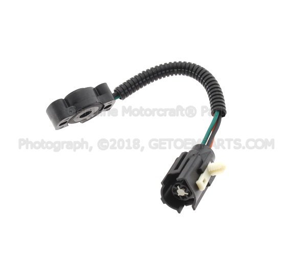 E7TZ9B989D - Electrical: Throttle Position Sensor for Ford: Bronco, E-150 Econoline, E-150 Econoline Club Wagon, E-250 Econoline, E-250 Econoline Club Wagon, E-350 Econoline, E-350 Econoline Club Wagon, F-150, F-250, F-350 Image