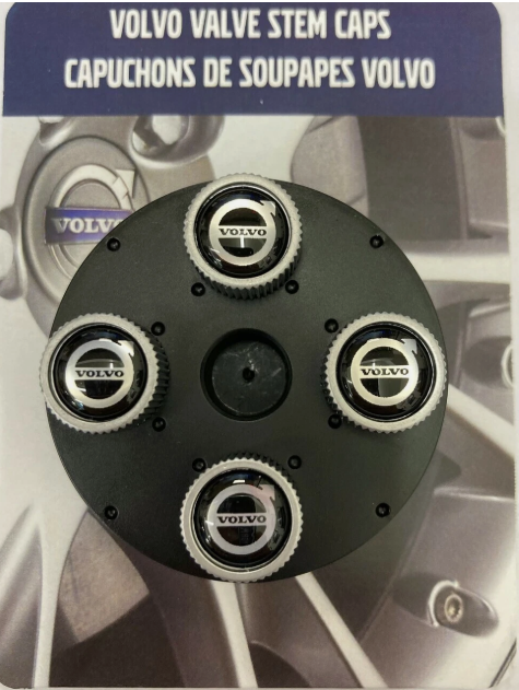 8640123 - Wheels: Valve Stem Caps - Silver for Volvo Image