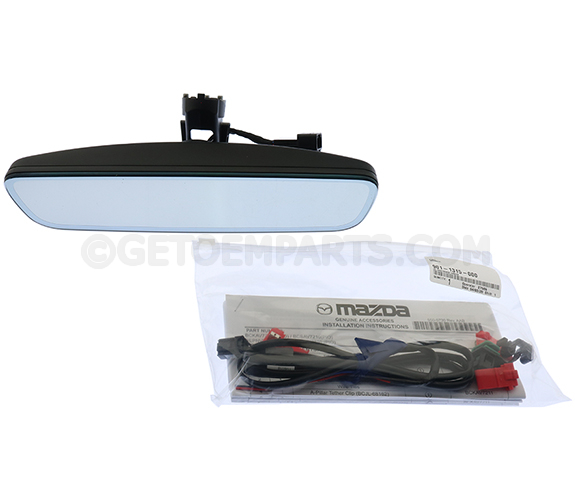 BCKAV7210C - Interior: Frameless Auto-Dimming Rear-View Mirror With for Mazda Image