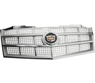 23139253 - : Light Silver Front Upper Grille with Bolts and Crest and Wreath Emblem for GM Image