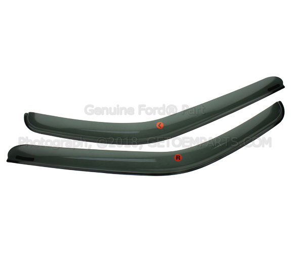 VGK4Z18246B - Exterior: Side Window Deflectors - Medium And High Roof for Ford: Transit-150, Transit-250, Transit-350, Transit-350 HD Image