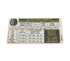 DM6F69014A - : Tire Press Label for Mazda Image