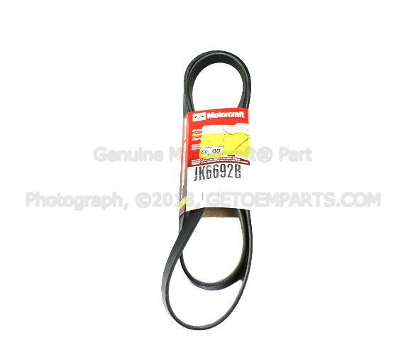 E8TZ8620R - Cooling System: Power Steering Belt for Ford: F-250, F-250 HD, F-350, F-Super Duty Image