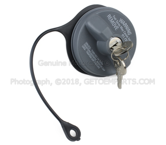 F67Z9030DA - Fuel System: Cap for Ford: Bronco II, F-250 Super Duty, F-350 Super Duty, F-450 Super Duty, F-550 Super Duty, Ranger | Lincoln: Mark VIII Image