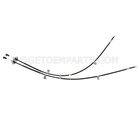 GK2A44410C - : Parking Brake Cable for Mazda Image