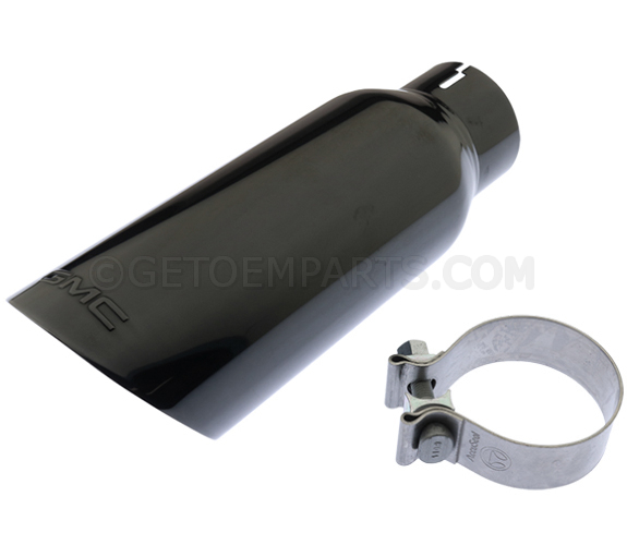 84521820 - Exterior: Performance, Exhaust Tip, Black Chrome for GMC: Sierra 1500, Sierra 1500 Limited Image