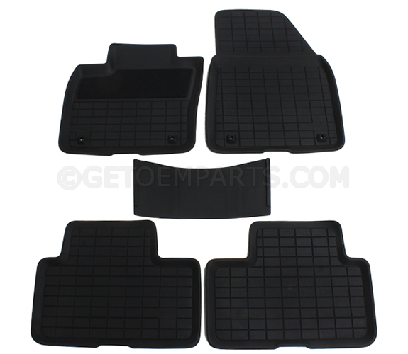 31693758 - Interior: Rubber Floor Mats Set, Charcoal for Volvo Image
