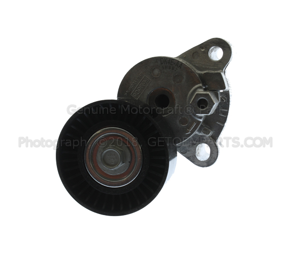 DK4Z6A228A - Cooling System: Tensioner for Ford: Transit-150, Transit-250, Transit-350, Transit-350 HD Image