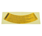 LD4769074 - : Tire Information Label for Mazda Image