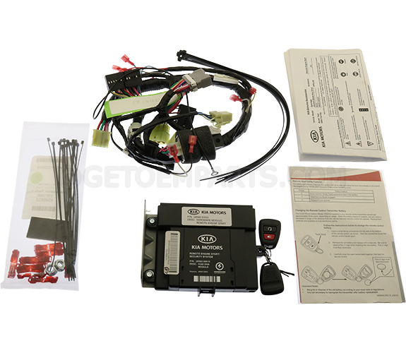 3W056ADU01 - Security: Remote Start - Key Start Only for Kia: Sportage Image