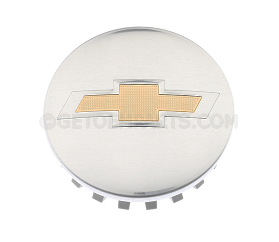 19299317 - : Wheel Center Caps, Chrome, Gold Bowtie for GM Image