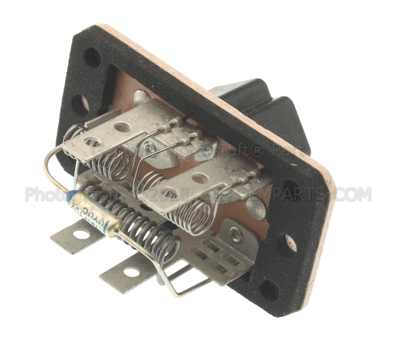 4L3Z19A706AA - : Resistor for Ford: Escape, Excursion, Expedition, F-150, F-150 Heritage, F-250, F-250 HD, F-250 Super Duty, F-350, F-Super Duty, Mustang | Lincoln: Navigator | Mercury: Mariner, Villager Image