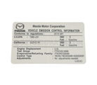 L5E369036C - Body: Emission Label for Mazda Image