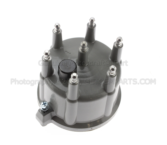 E6AZ12106A - Electrical: Cap for Ford: Aerostar, Bronco, Bronco II, E-150 Econoline, E-150 Econoline Club Wagon, E-250 Econoline, E-250 Econoline Club Wagon, E-350 Econoline, E-350 Econoline Club Wagon, F-150, F-250, F-350, LTD, Mustang, Probe, Ranger, Taurus, Tempo, Thunderbird | Lincoln: Continental | Mercury: Capri, Cougar, Marquis, Sable, Topaz Image