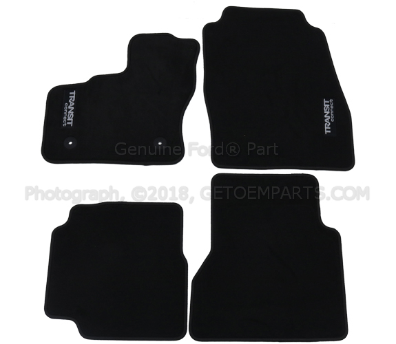 ET1Z1713300DA - Interior: Floor Mats - Carpeted - 4 Piece - With A/C for Ford Image