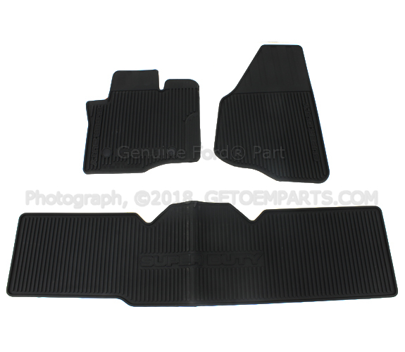 DC3Z2813300A - Interior: Floor Mats, All Weather Set for Ford Image