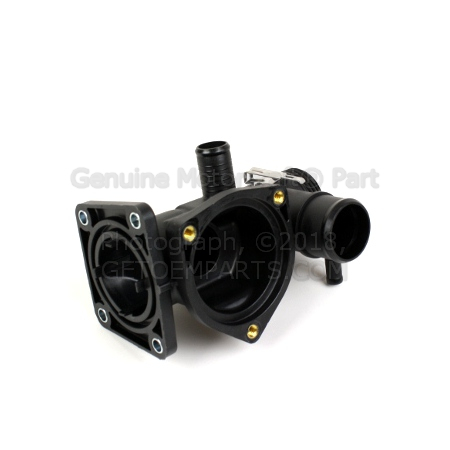 XW4Z8592AA - Cooling System: Thermostat Housing for Ford Image