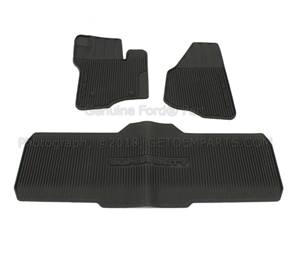 DC3Z2613300A - Interior: Floor Mats, All Weather Set for Ford Image