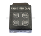 UM011AY0BK - Wheels: Valve Stem Caps - Silver Kia Logo for Kia: Amanti, Borrego, Cadenza, Carnival, Forte, Forte Koup, Forte5, K5, K900, Niro, Niro EV, Optima, Rio, Rio5, Rondo, Sedona, Seltos, Sorento, Soul, Soul EV, Spectra, Spectra5, Sportage, Stinger, Telluride Image