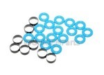 19178978 - Fuel System: Injector Seal Kit for Buick: Century, Electra, LeSabre, Park Avenue, Reatta, Regal, Riviera, Roadmaster, Skyhawk, Skylark, Somerset, Somerset Regal | Cadillac: 60 Special, Allante, Cimarron, DeVille, Eldorado, Fleetwood, Seville | Chevrolet: Beretta, C2500, C3500, C3500HD, Camaro, Caprice, Cavalier, Celebrity, Citation II, Corsica, Corvette, Impala, K2500 Pickup, K3500 Pickup, Lumina, Lumina APV, Malibu, Monte Carlo, S10, Suburban C2500, Suburban K2500, Venture | GMC: C2500 Pickup, C3500 Pickup, C3500HD, K2500 Pickup, K3500 Pickup, S15, Sonoma, Suburban C2500, Suburban K2500, Syclone, Typhoon | Oldsmobile: 88, 98, Achieva, Alero, Calais, Cutlass, Cutlass Calais, Cutlass Ciera, Cutlass Cruiser, Cutlass Supreme, Delta 88, Firenza, LSS, Regency, Silhouette, Toronado | Pontiac: 6000, Bonneville, Fiero, Firebird, Grand Am, Grand Prix, Montana, Sunbird, Sunfire, Trans Sport Image