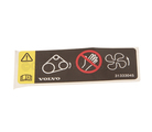 31333045 - Body: Fan Label for Volvo Image