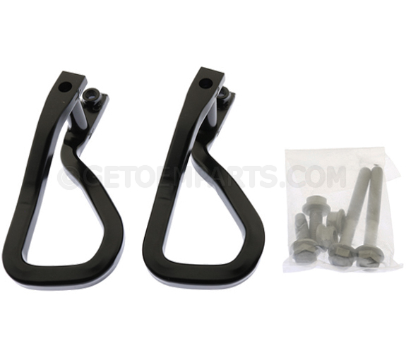 84195907 - Towing: Front Recovery Hooks - Black for GMC: Sierra 1500, Sierra 1500 Limited Image