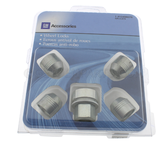 11602601 - Wheels: Wheel Lock Kit, Steel, (Wheels W/Hidden Lugs) for GM Image