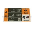 DM5Z1503050A - : A/C System Information Label for Ford Image